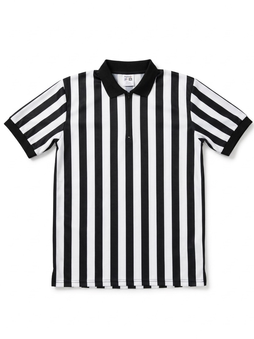 MEN’S QUARTER ZIP SHORT SLEEVED REFEREE SHIRT SIZE S
